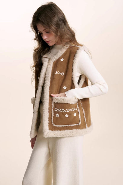 Shearling Lamb Wool Vest