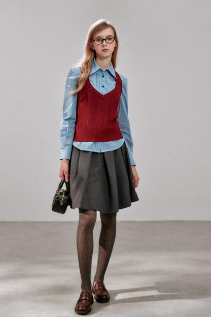 Halterneck Striped Camisole Top