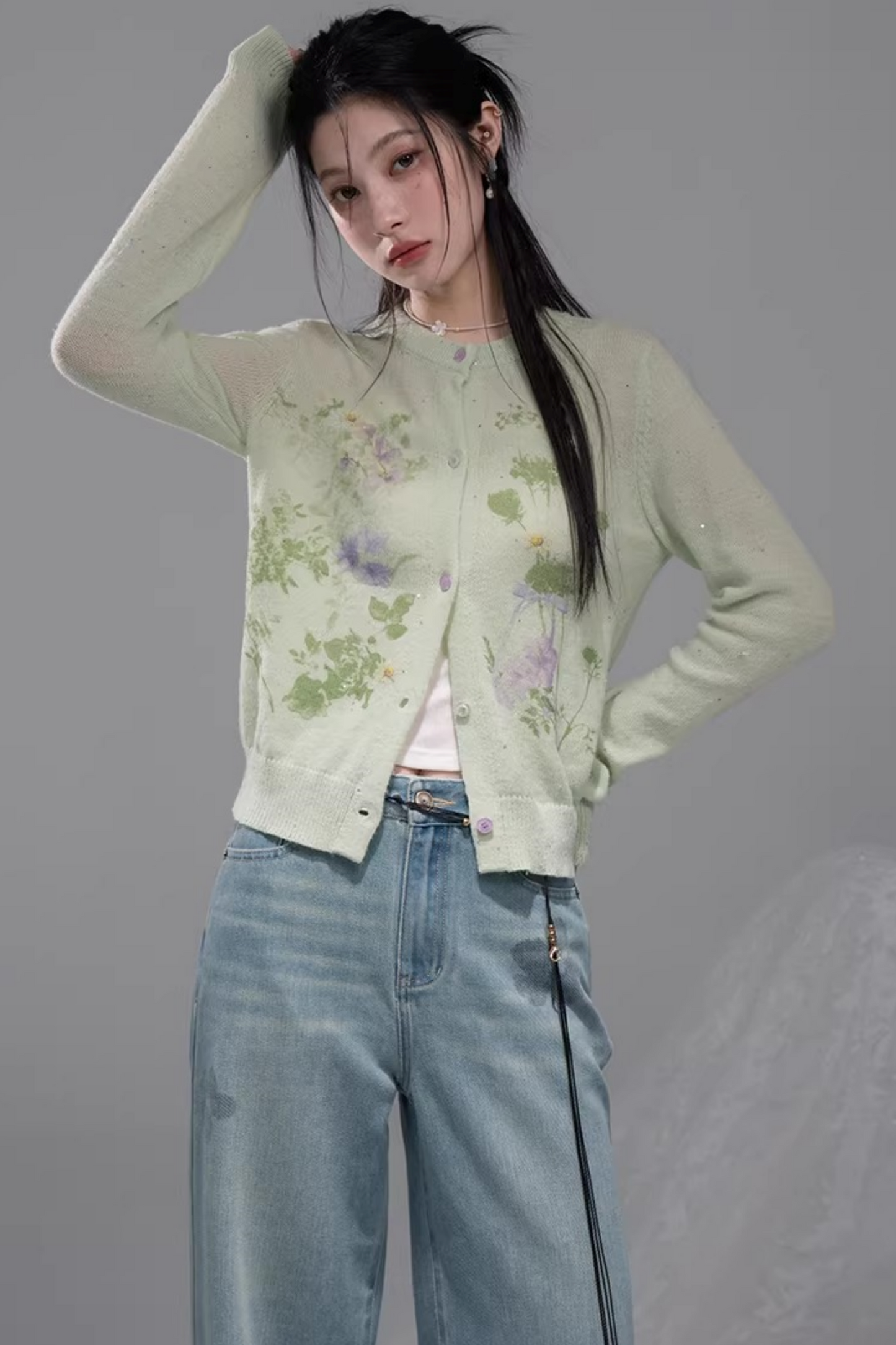 Sea Blue Lyocell Jeans