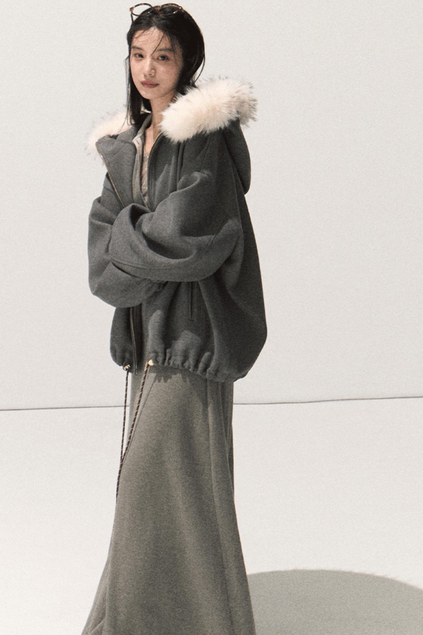 Smoke Cinched Waist Dress