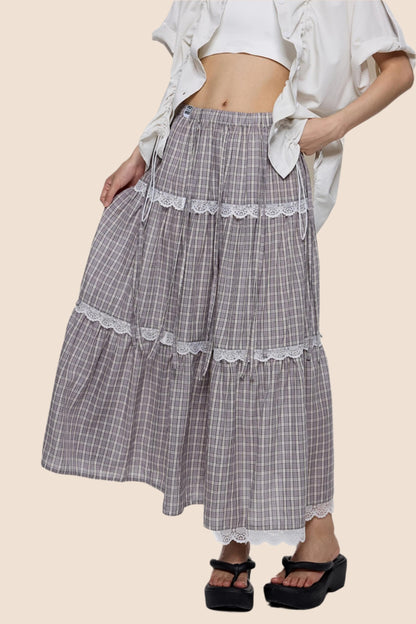Retro Transformable Midi Skirt