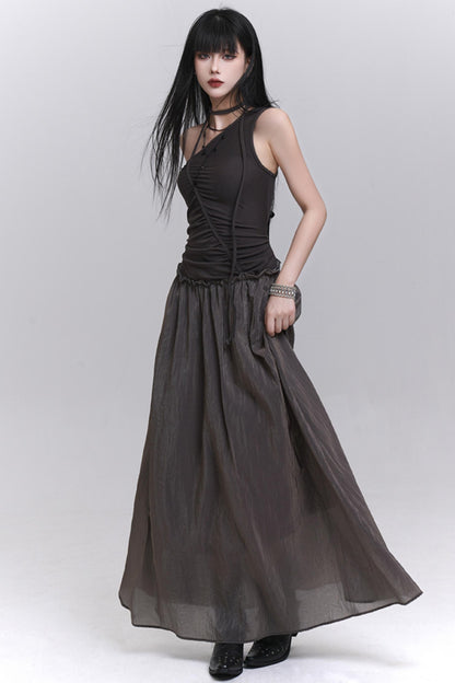 Elegant Seaside One-Shoulder Dress