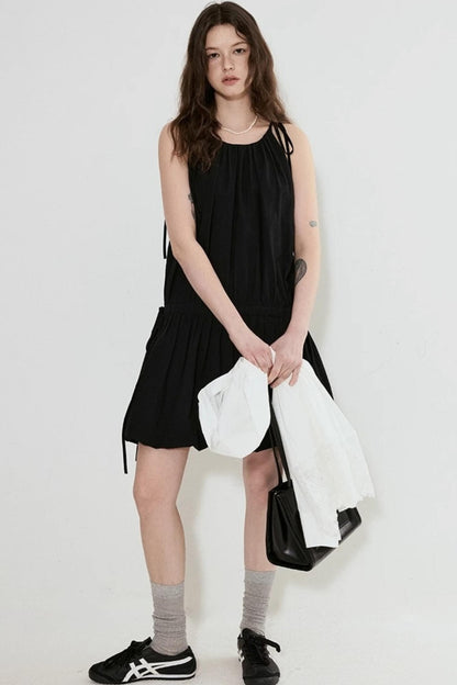 Three-Dimensional Halter Dress