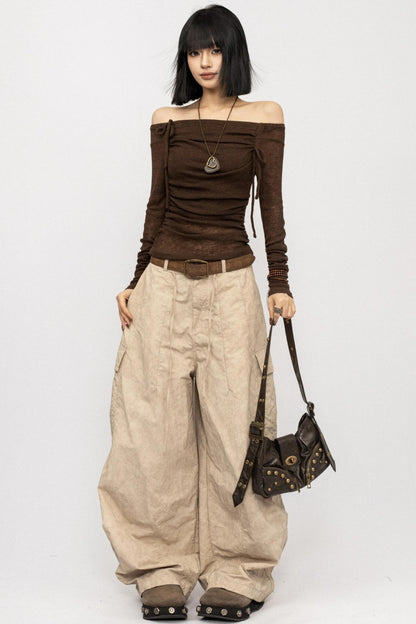 Autumn Retro Slanted Top