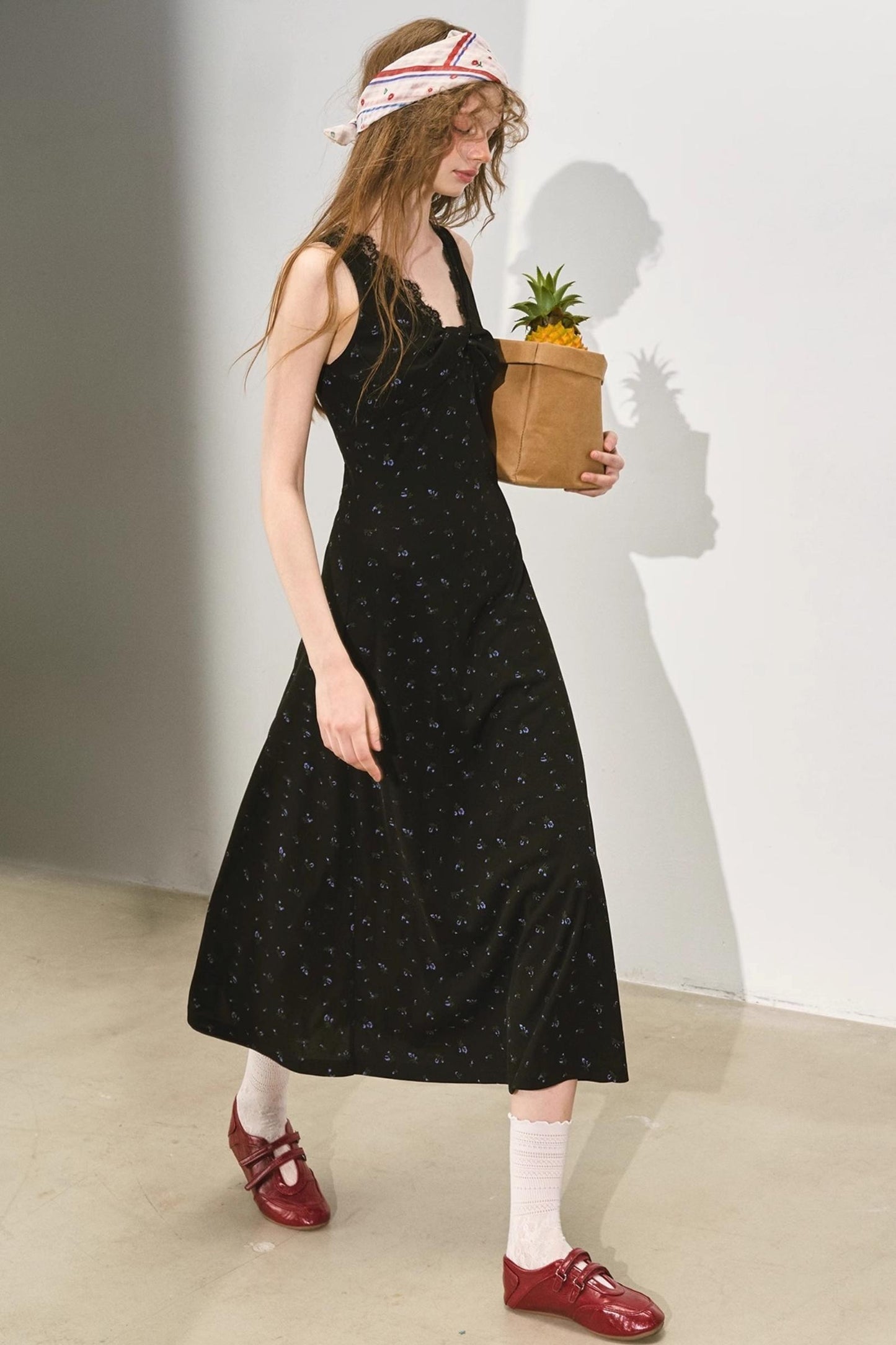 Floral Lace V-Neck Dress