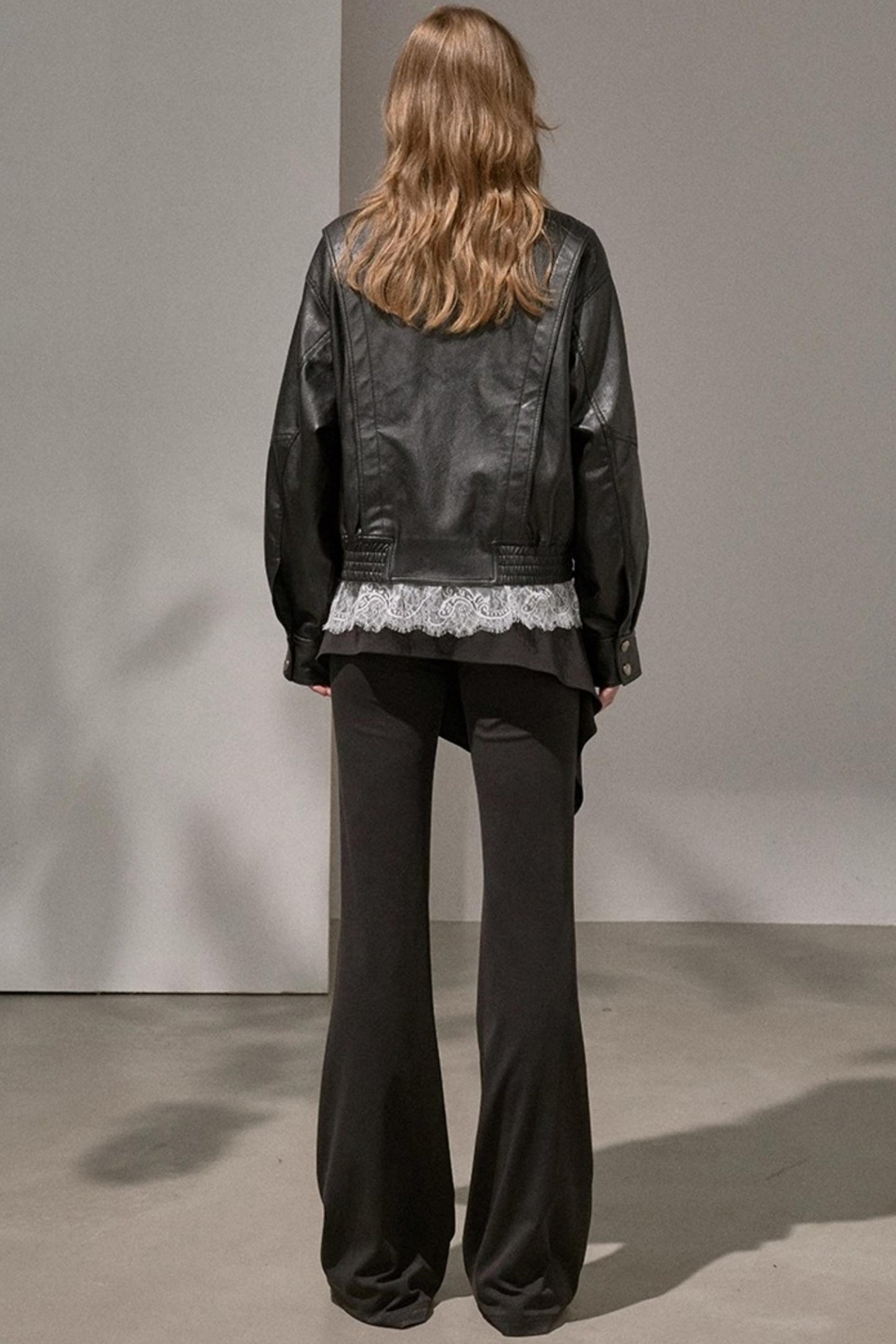 Waist Curtain Micro Flared Pants