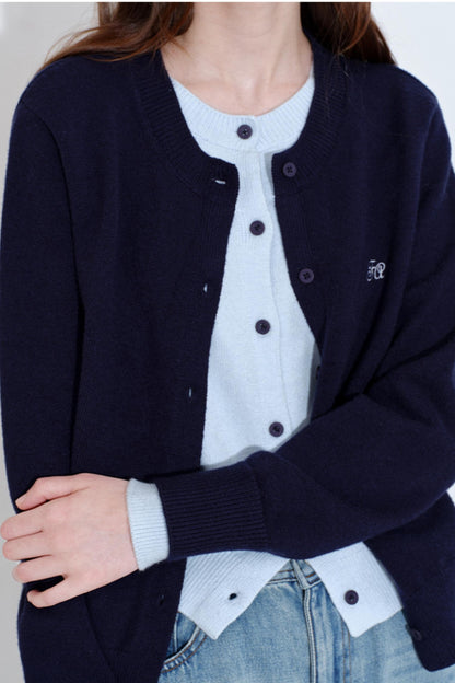 Sweet Layered Fake Two Piece Knitted Top