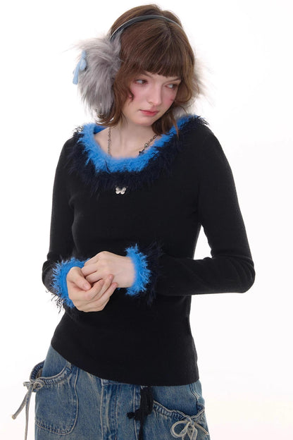 American Retro Knitted Sweater