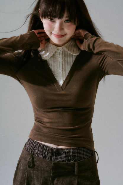 Vintage Lace Patchwork Sweater