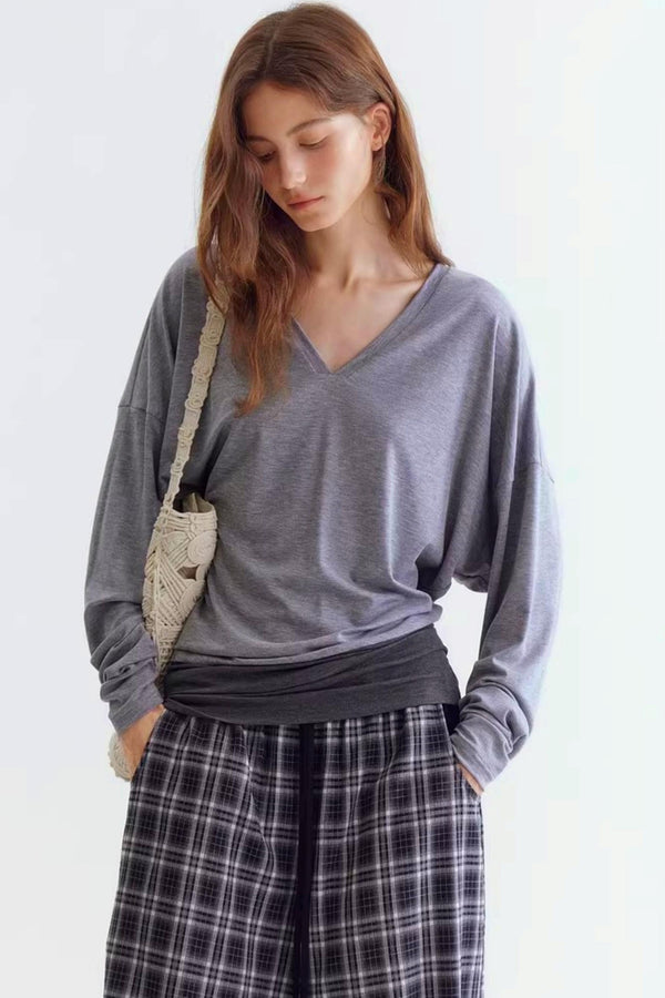 Sustainable Tencel Patchwork Top
