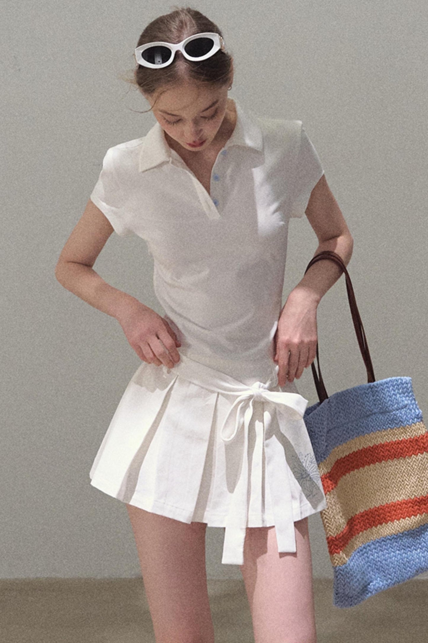Cool Cotton Polo Skirt Set-Up