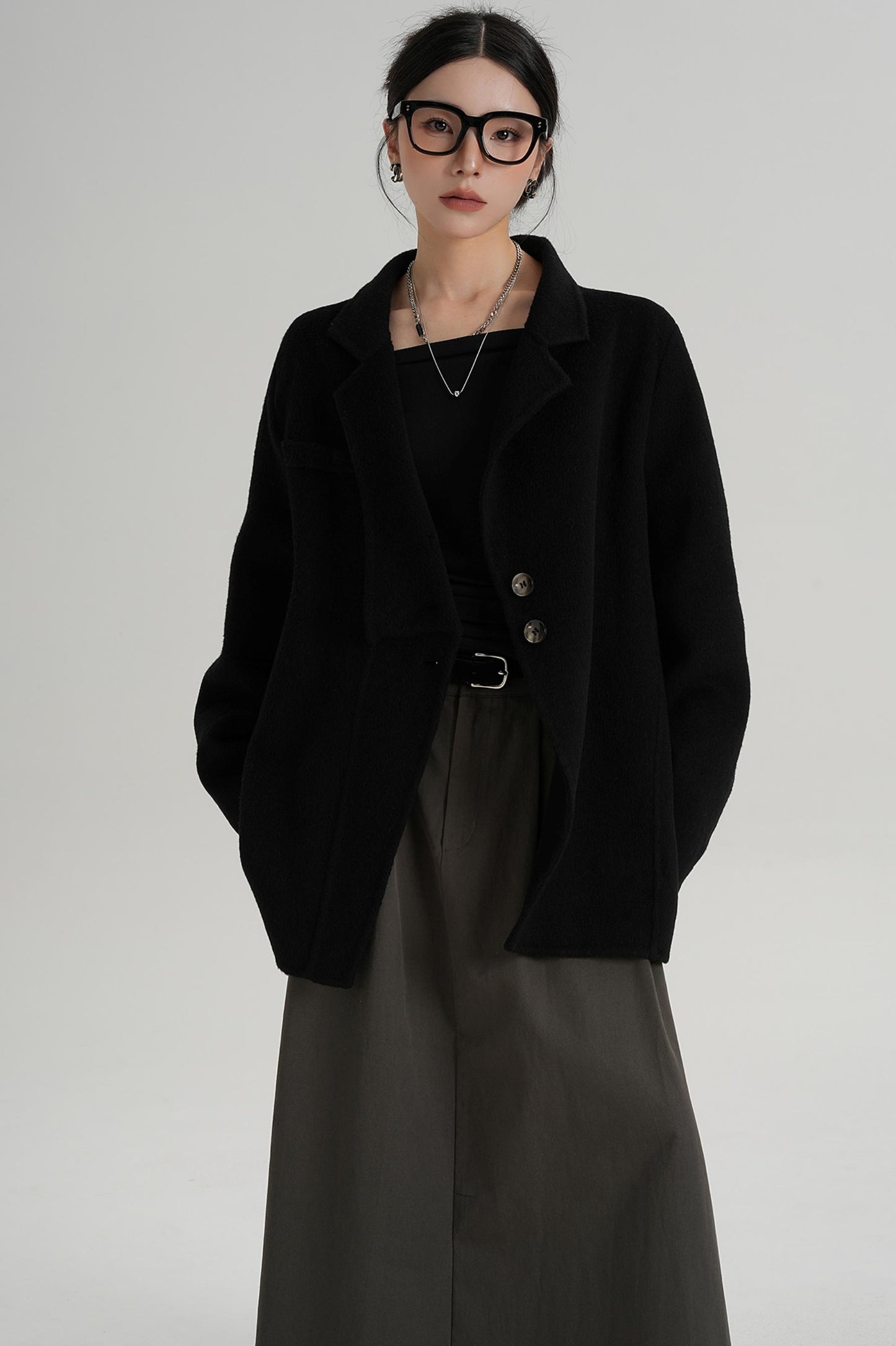 Black Woolen Jacket