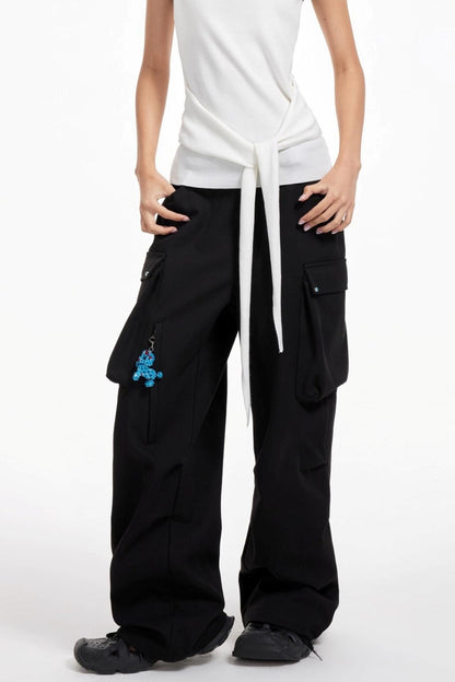 Cargo Wide-Leg Pants