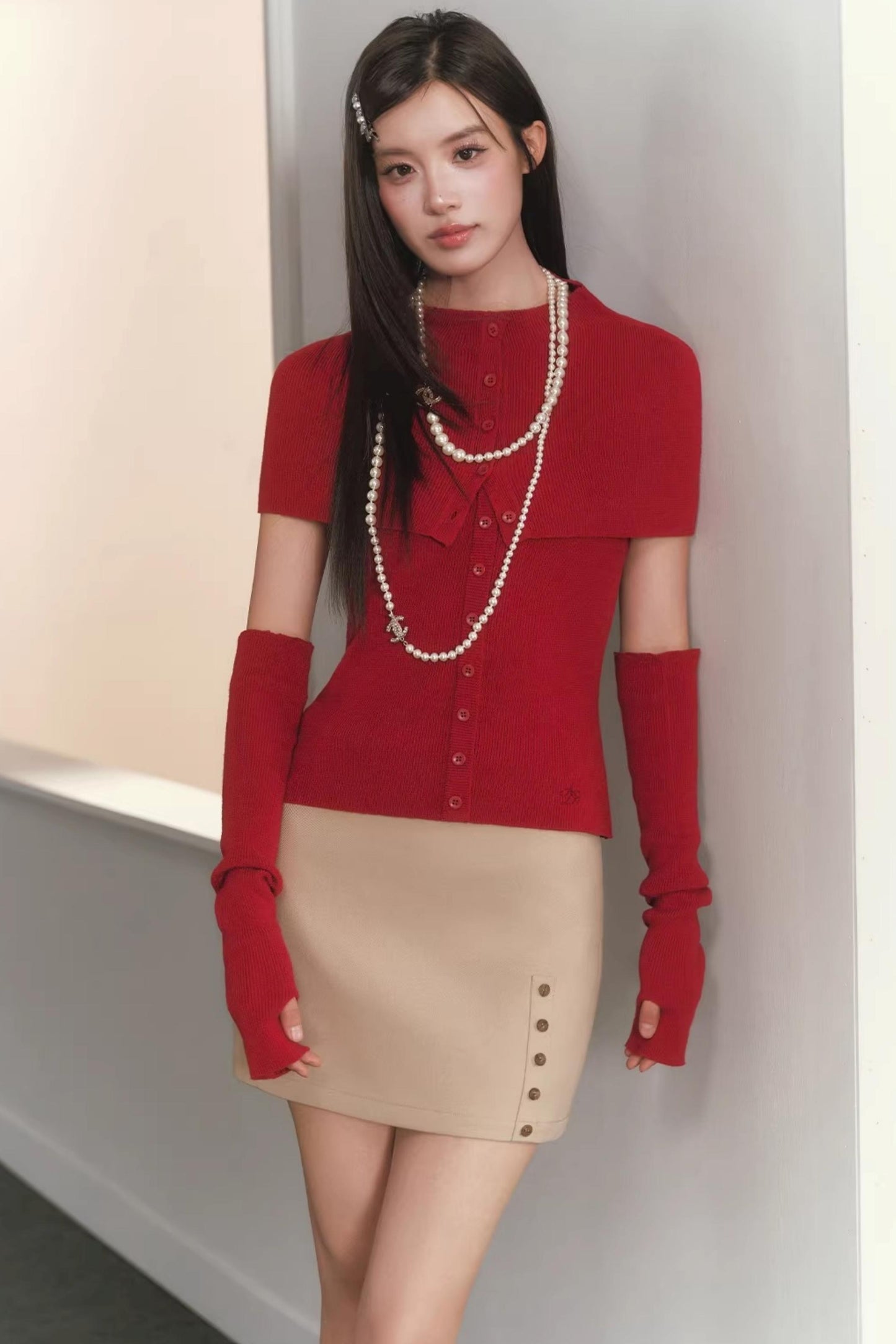 Slimming Retro A-Line Skirt