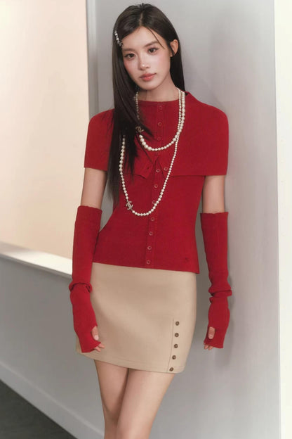 Slimming Retro A-Line Skirt