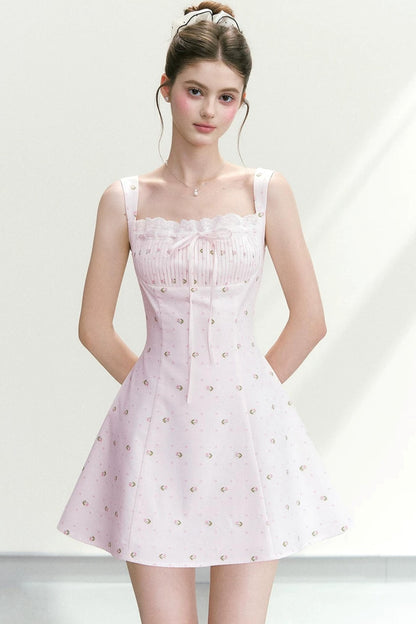 Elegant Floral A-Line Dress