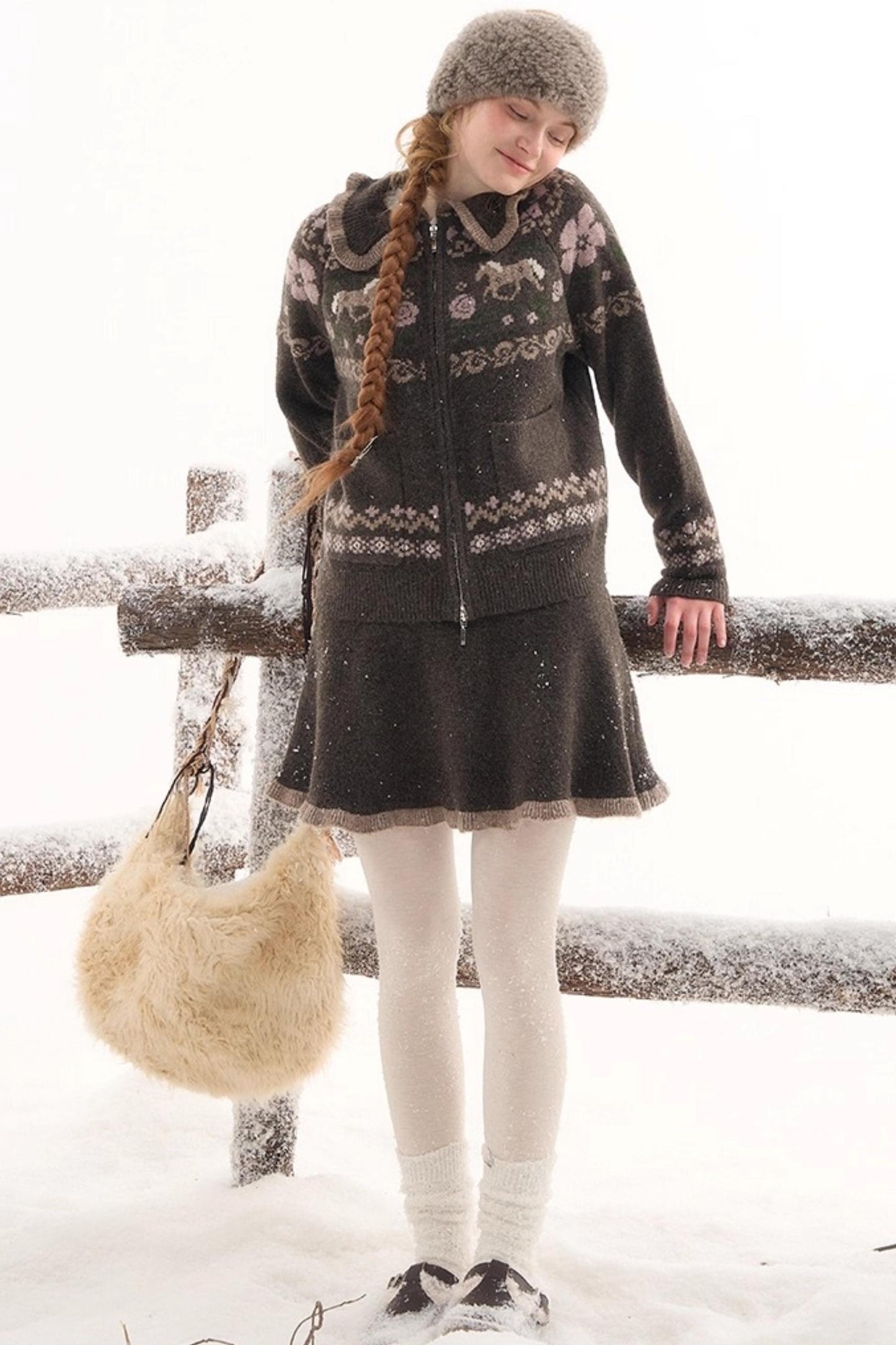 Afternoon Prelude Lace Skirt Set-Up