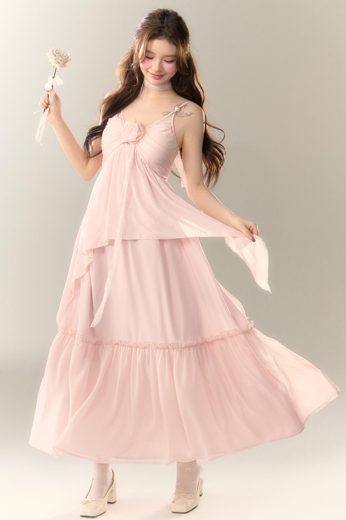 Moonlight Goddess Waist Dress