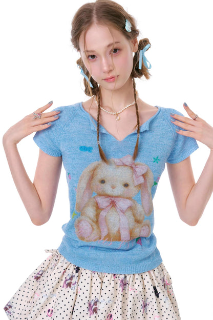 Berry Sweet Knitted Top