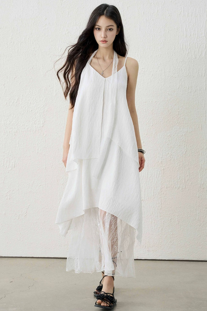 Ghost Lace Long Dress