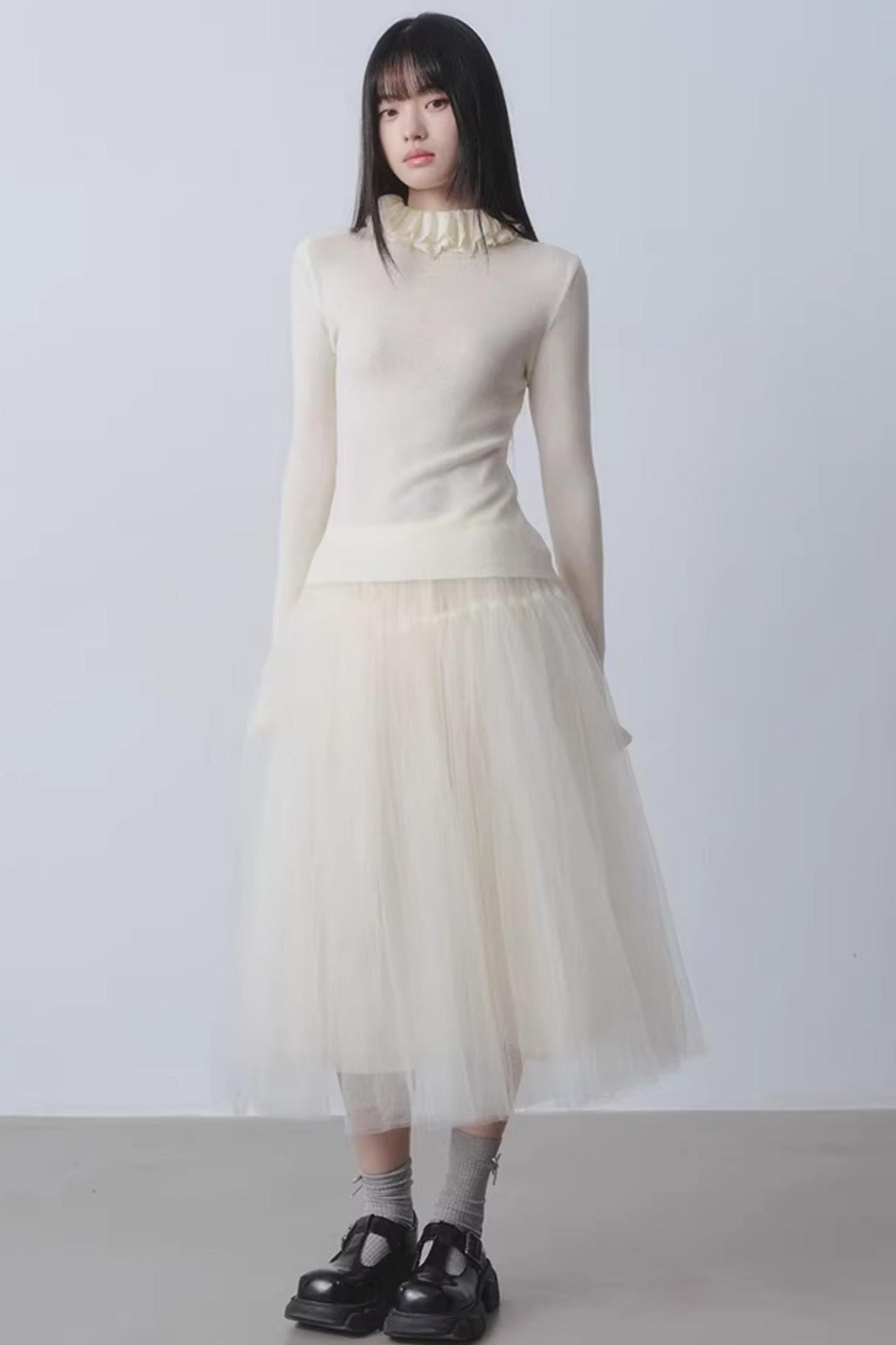 Yogurt Mousse Wool Sweater