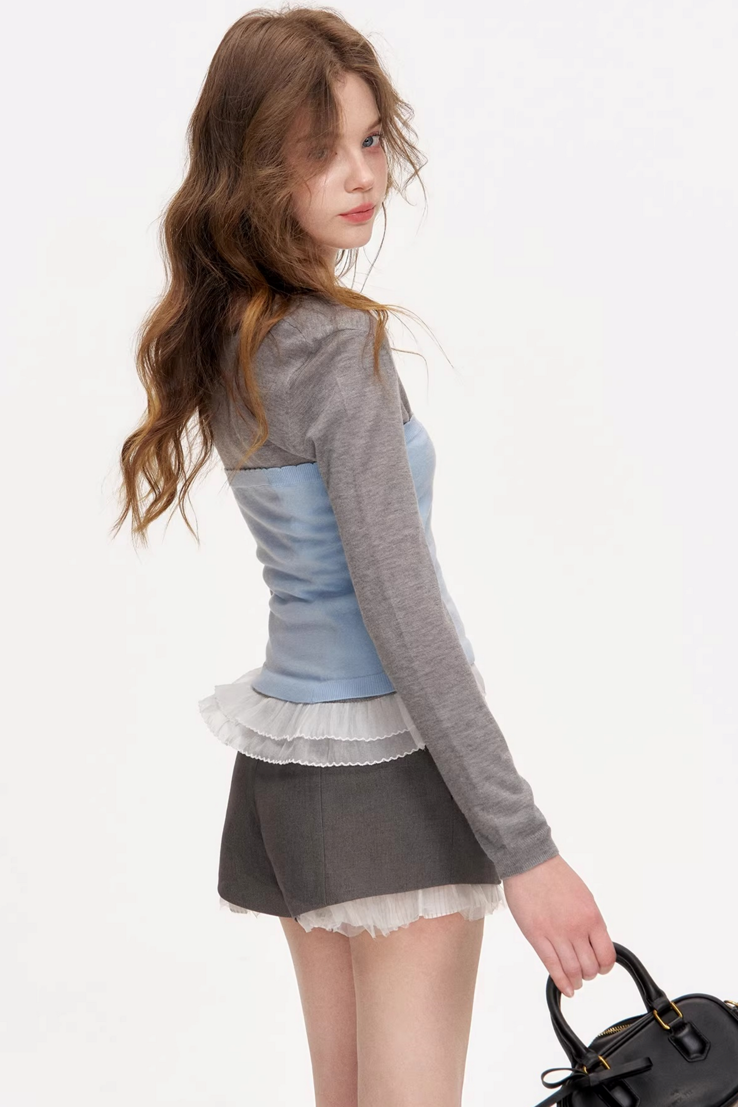 Misty Morning Lace Wool Sweater