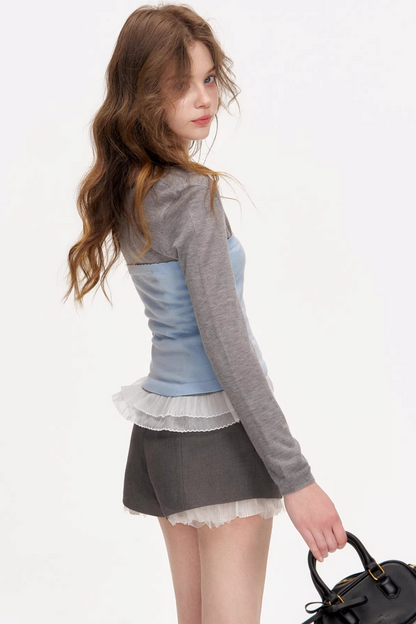 Misty Morning Lace Wool Sweater