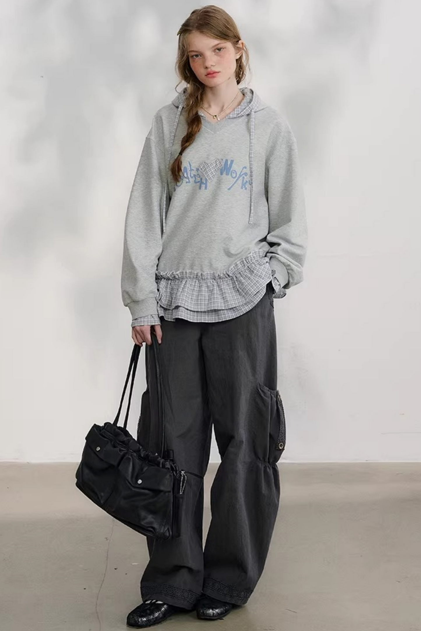 Childlike Stickers Hooded Sweatshirt