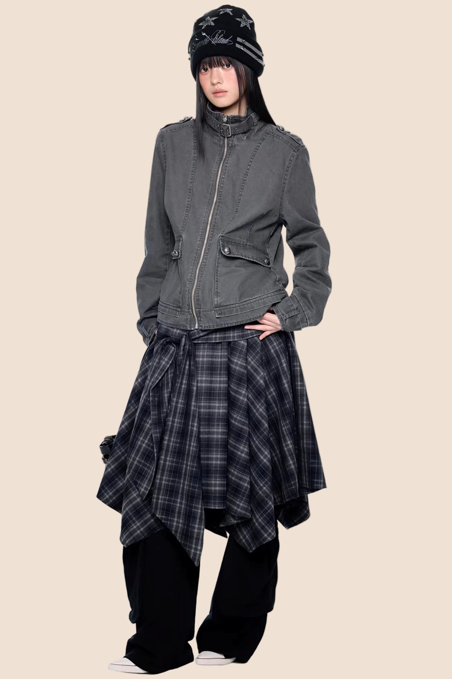 Washed Vintage Workwear Jacket