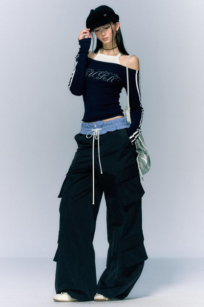 American Cargo Wide Leg Pants