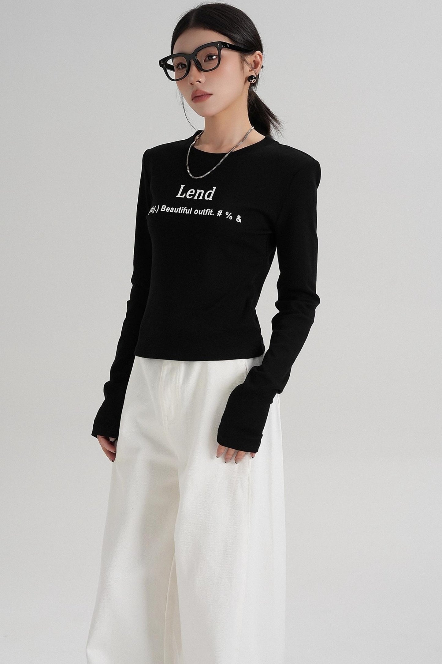 Crewneck Cotton Shirt