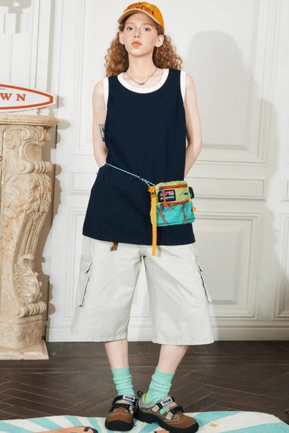 Retro Summer Sleeveless Tee