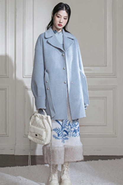 Winter Night Snow Scene Skirt