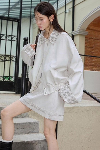 Salt Check Trench Coat Set-Up