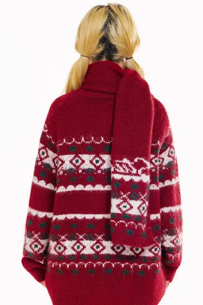 Christmas Fair Isle Knit Sweater