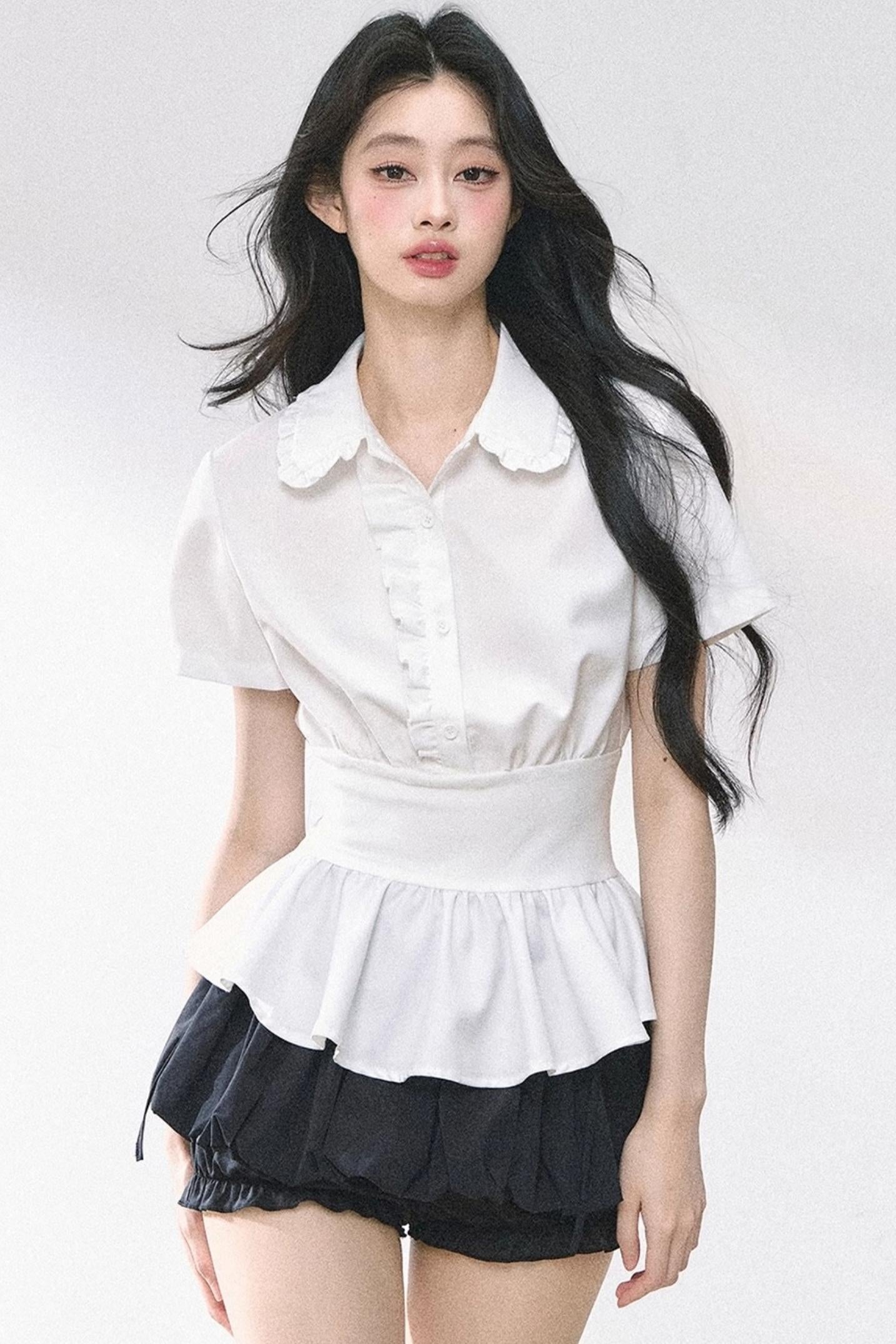 White Lotus Leaf Shirt