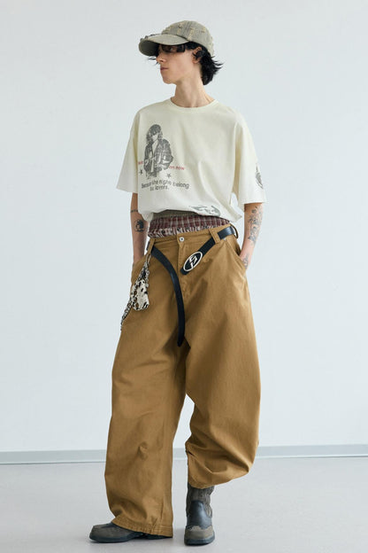 Vintage Wide-Leg Pants