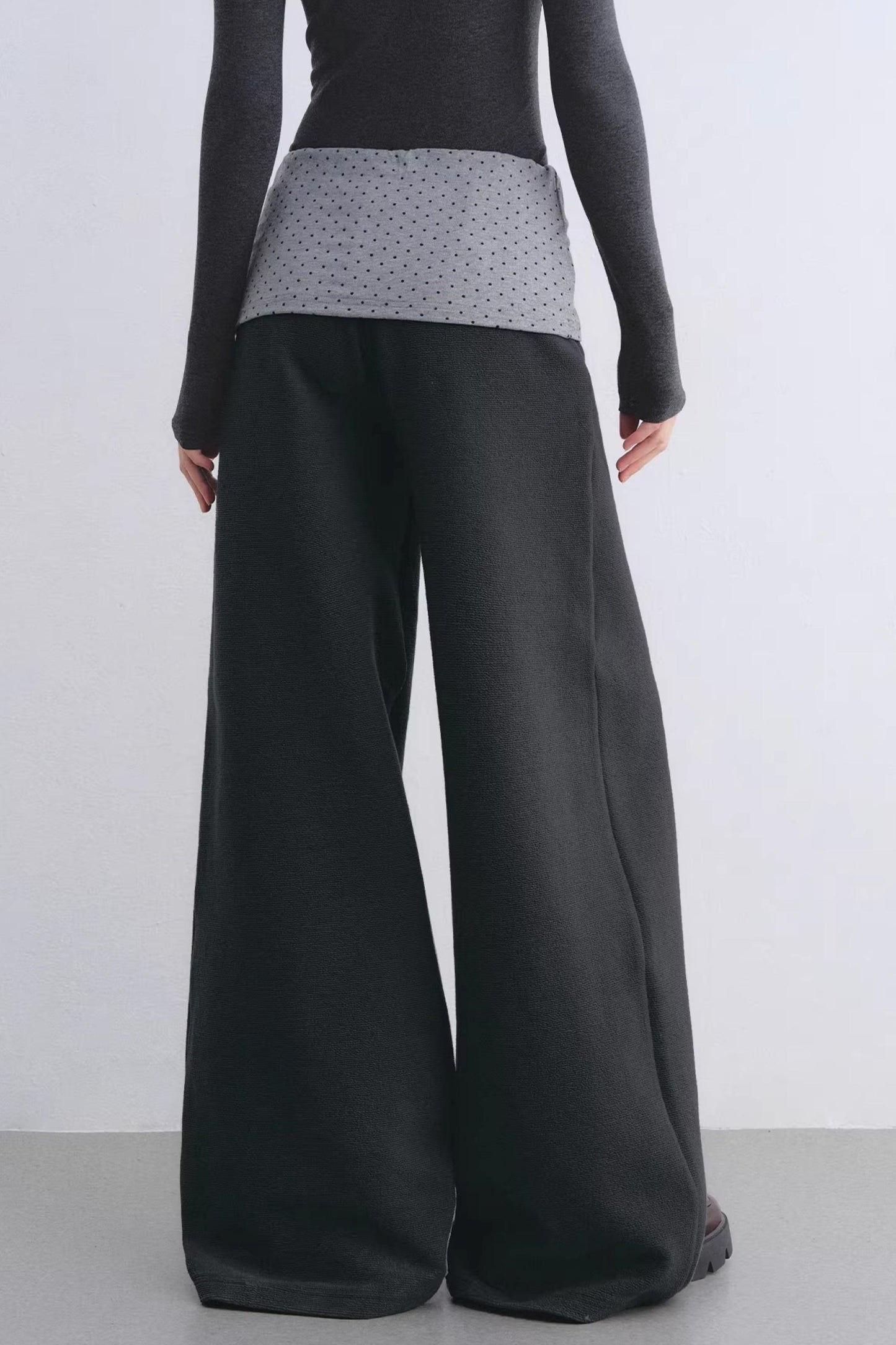 Color-Block Polka Dot Top Set-Up