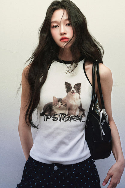 Stretch Knit Tank Top