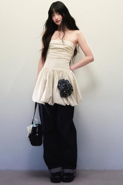 Apricot Floral Sheath Dress