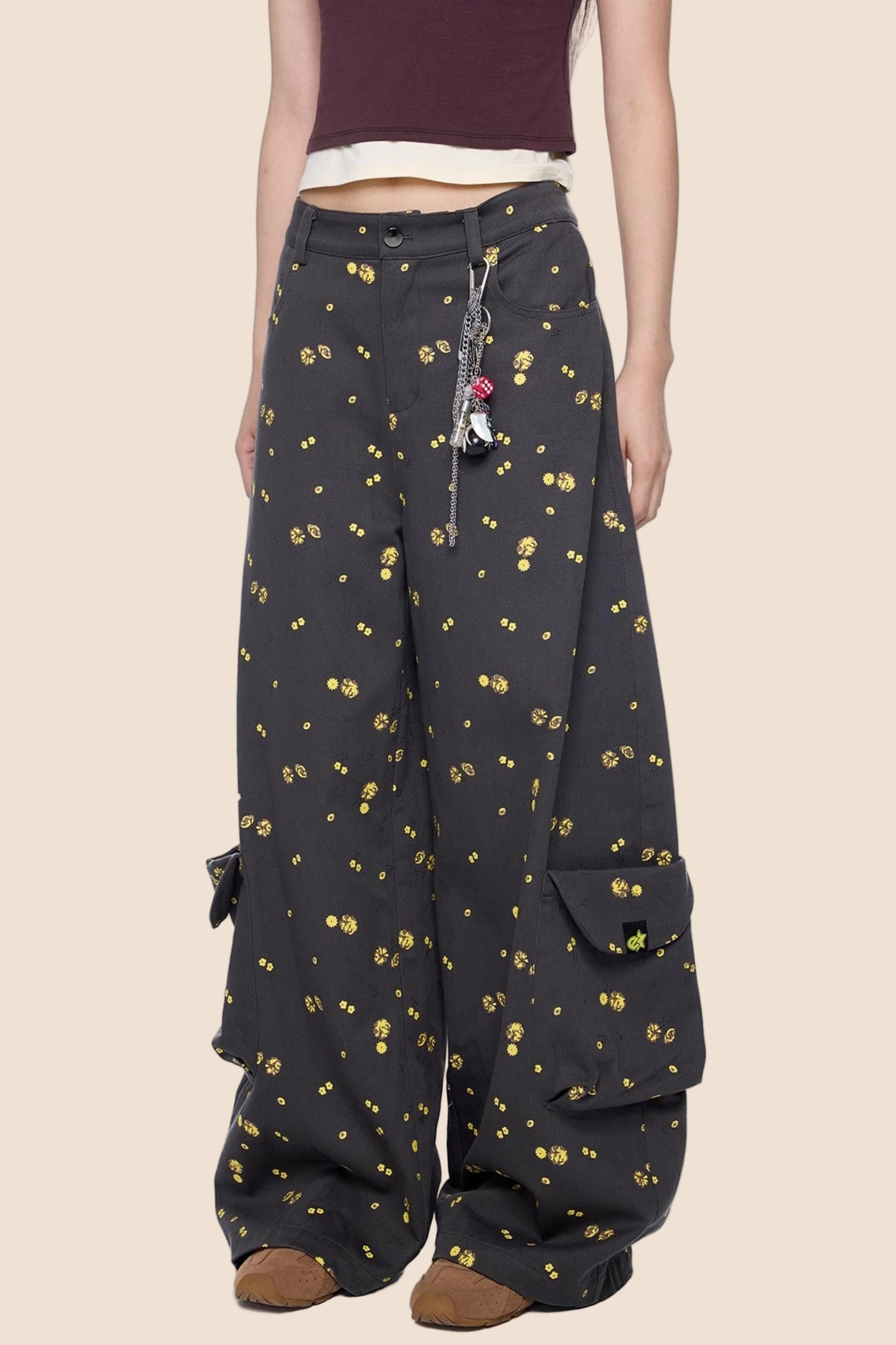 High Waist Long Pants