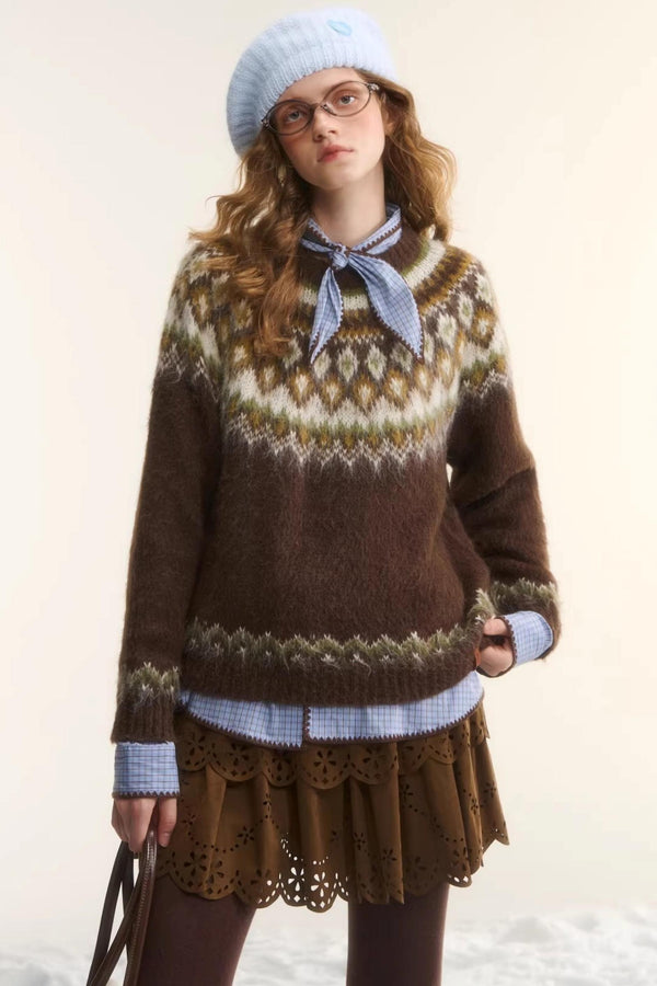 Fair Isle Jacquard Sweater