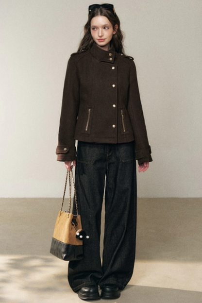 Brown Down Liner Jacket