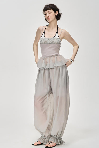 Luxury Glossy Drawstring Pants