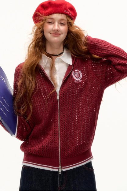 Buttoned Sweater Cardigan Shirt