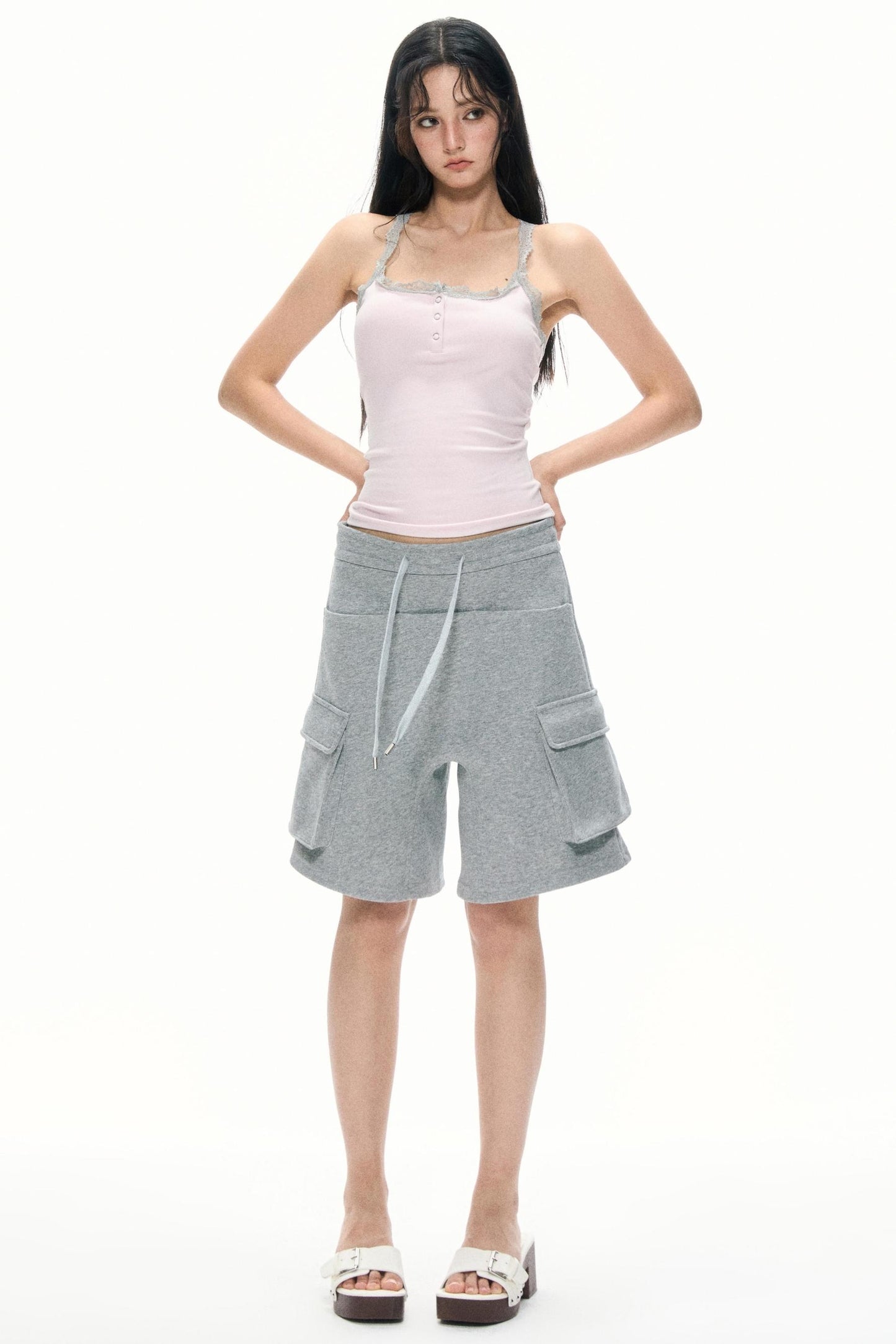 Color-Block Lace Camisole