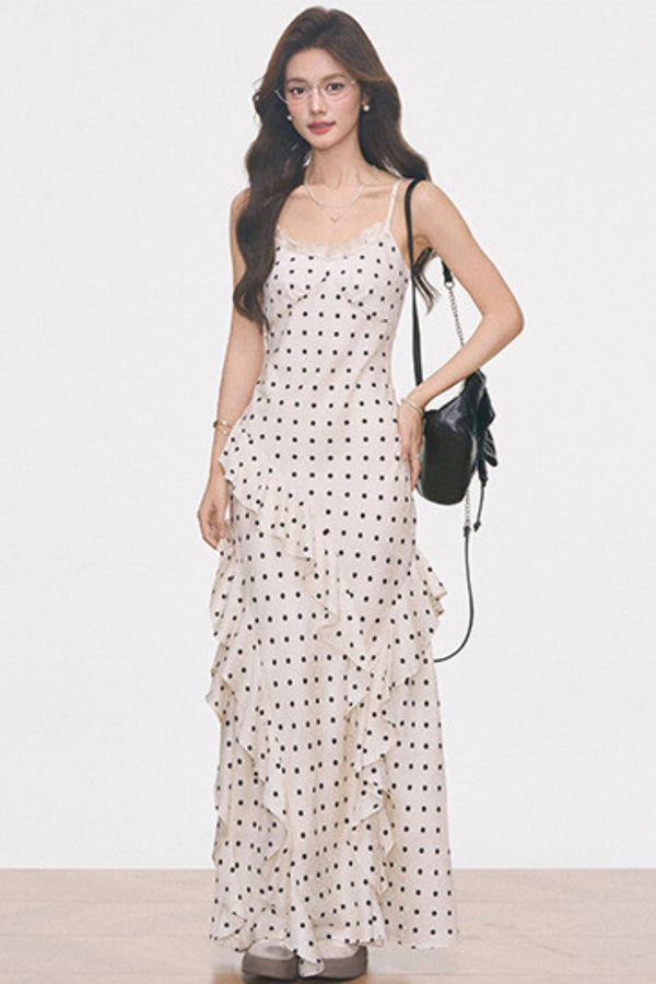 Polka Dot Commuter Dress Set-Up