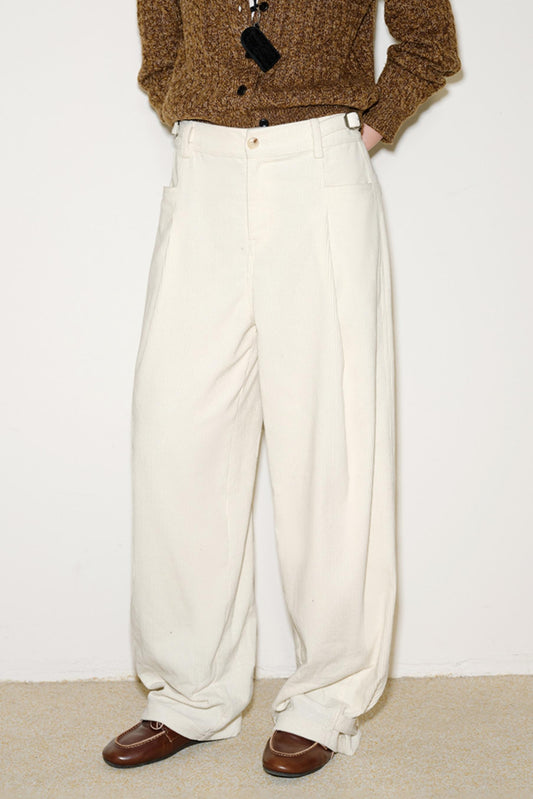 Retro Corduroy D-Ring Pants