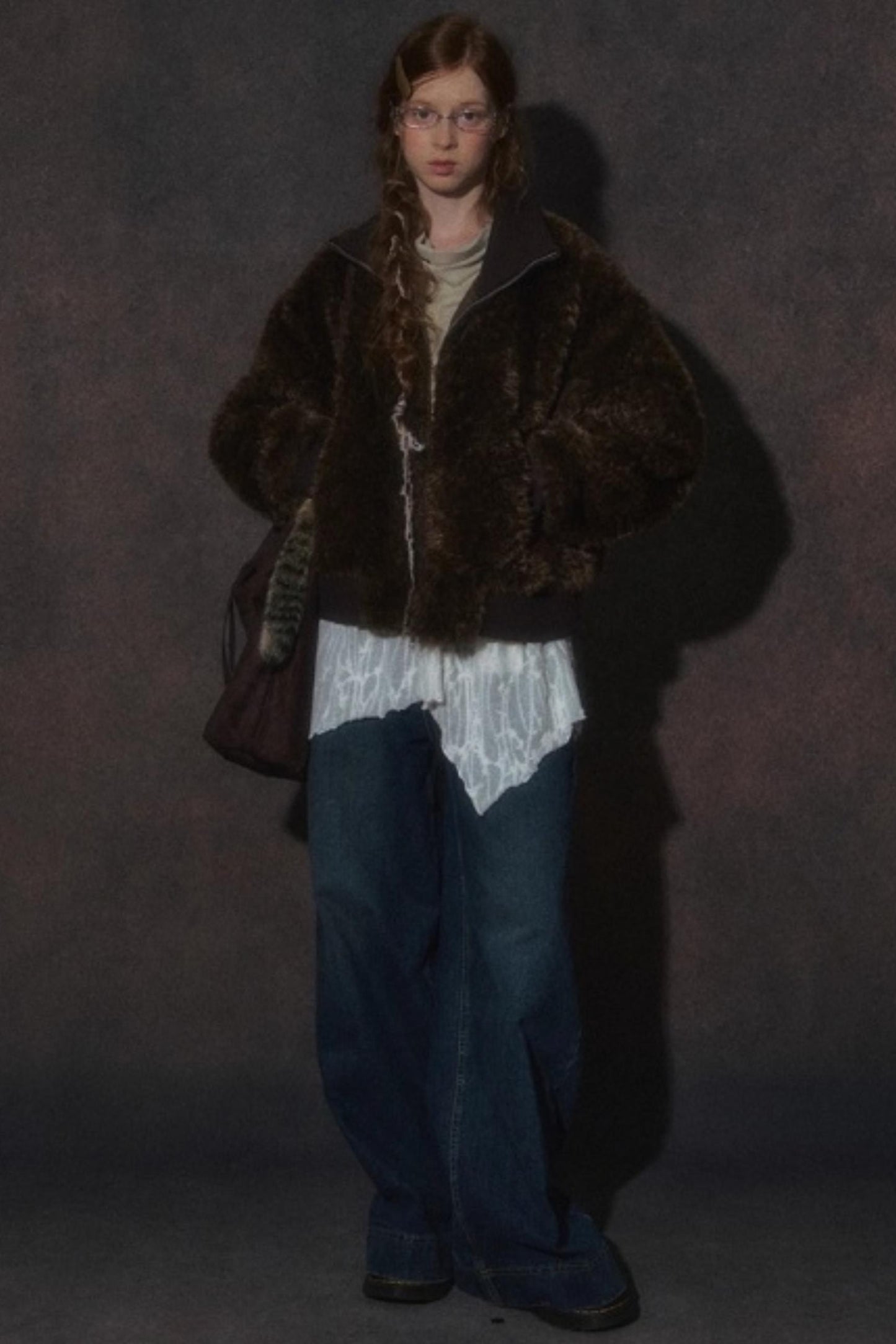 Thickened Lambswool Suede Jacket