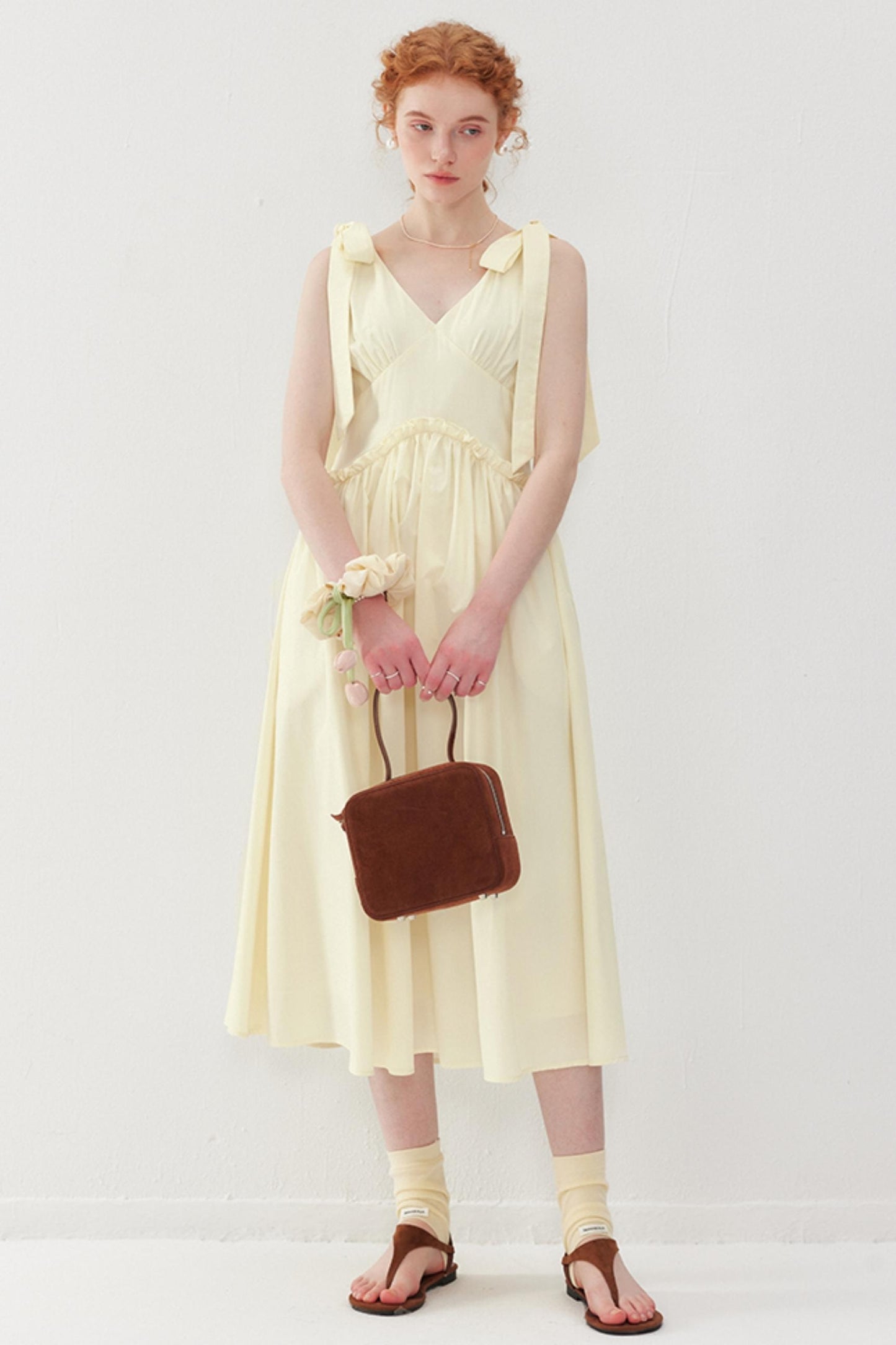 French Lace Tie Dress